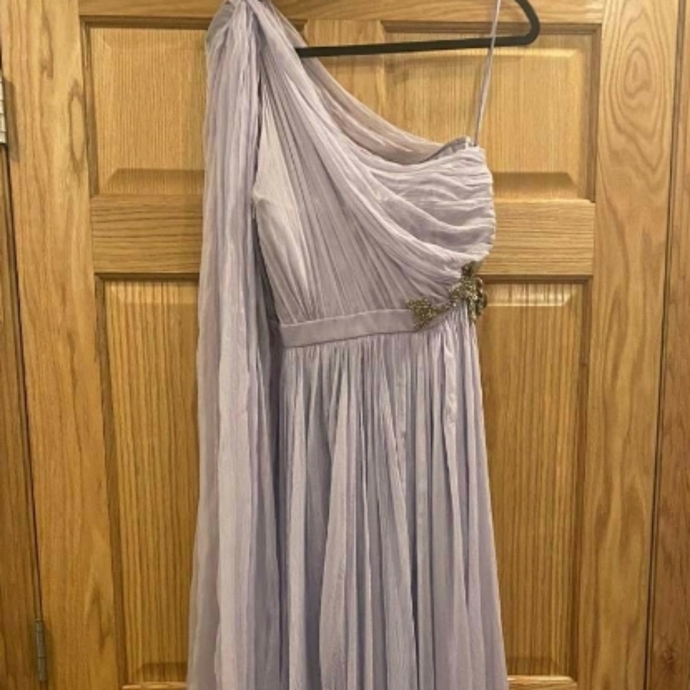 Alexander MQueen One Shoulder Silk Chiffon - Picture 11 of 16